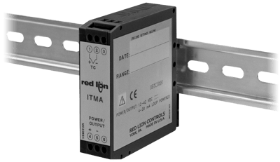 Red Lion Intelligent Thermocouple Module with Analog Output, Model ITMA